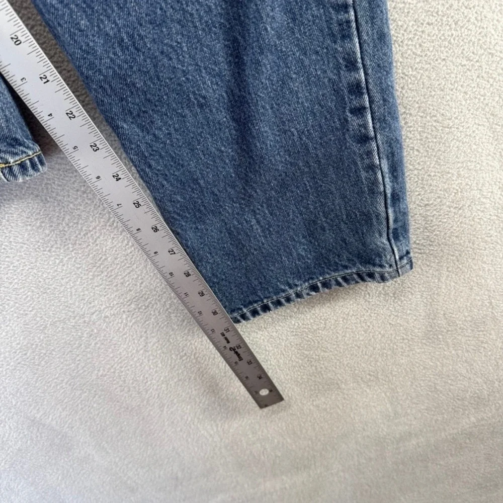 Vintage Banana Republic Jeans Womens 10 Blue Made In USA Button Fly Straight 90s